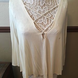 ⭐️NWT⭐️ Lace Up Long-sleeve Top (#57)